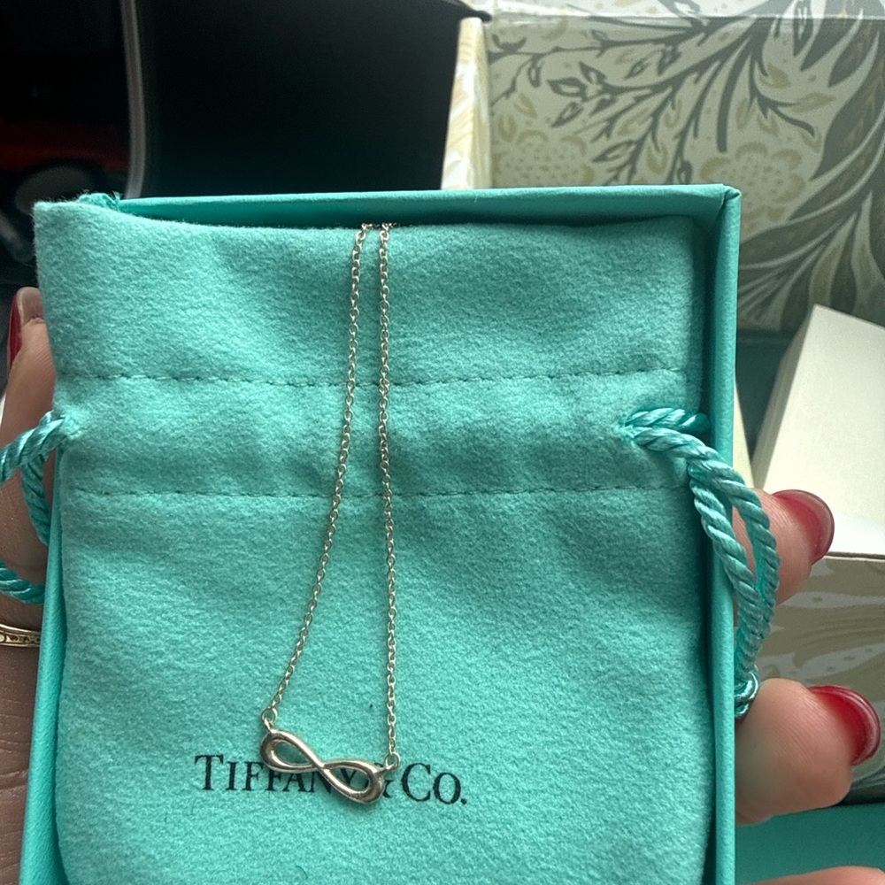 Tiffany & Co. Sterling Silver Infinity Necklace